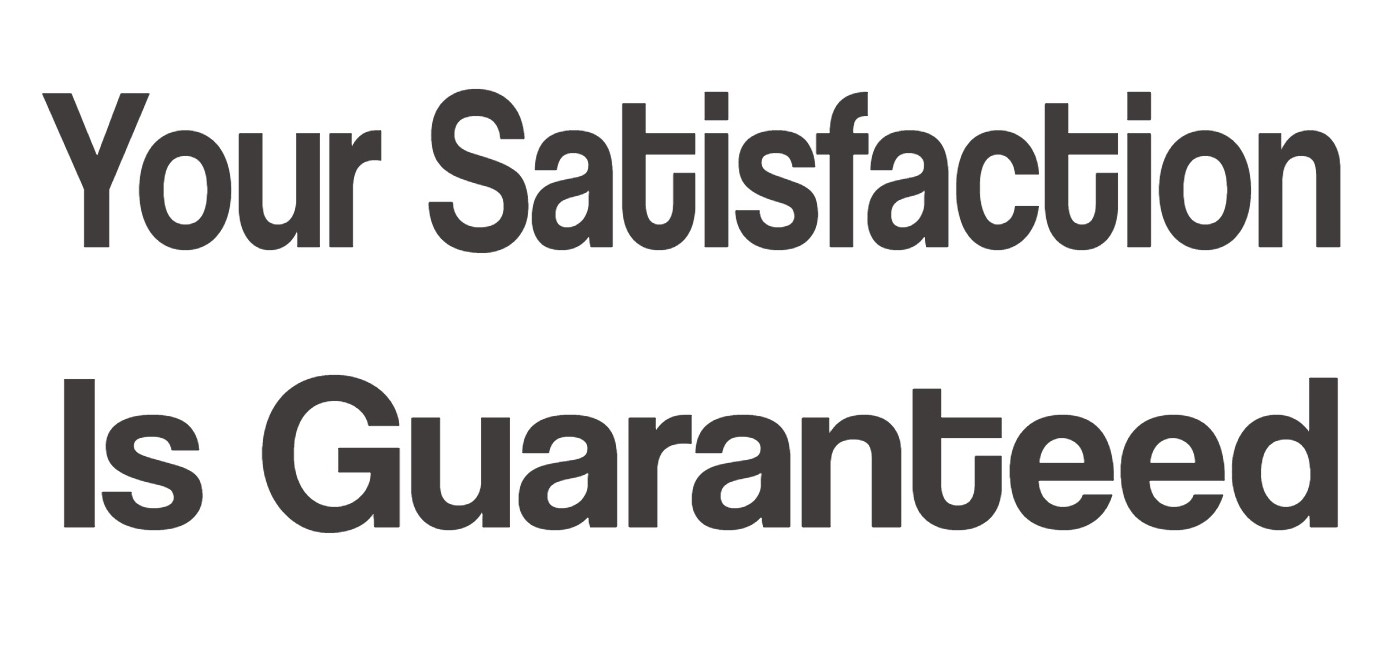 Your satisfaction is guaranteed HandymanserviceGTA.com