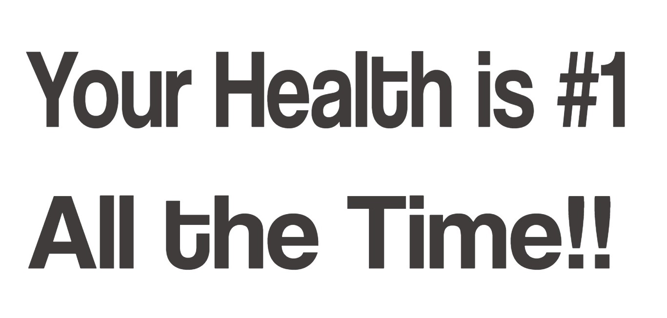 Your health is #1 all the time. HandymanserviceGTA.com